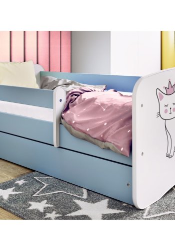 KOCOT KIDS Seng babydreams bl kat med skuffe med madras 160/80