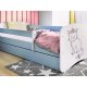KOCOT KIDS Seng babydreams bl kat uden skuffe med madras 180/80