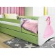 KOCOT KIDS Seng babydreams grn prinsesse uden skuffe med madras 140/70