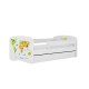 KOCOT KIDS Seng babydreams white map uden skuffe med madras 140/70