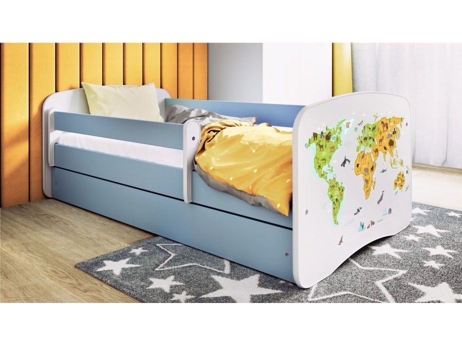 KOCOT KIDS Seng babydreams bl kort uden skuffe med madras 140/70