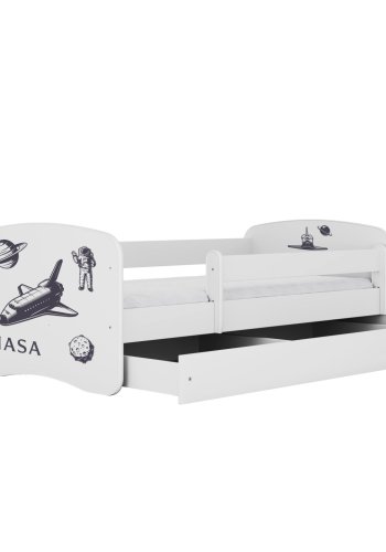 KOCOT KIDS Seng babydreams hvid nasa uden skuffe med madras 180/80