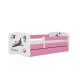 KOCOT KIDS Seng babydreams pink nasa uden skuffe med madras 180/80