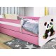 KOCOT KIDS Seng babydreams pink panda 2 uden skuffe med madras 160/80