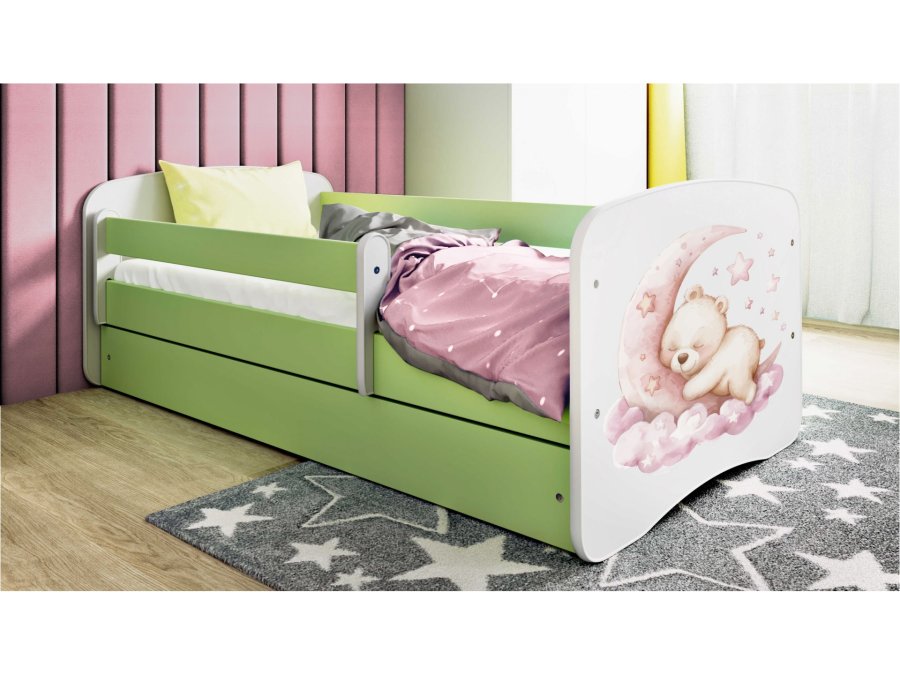 KOCOT KIDS Seng babydreams grn drm uden skuffe med madras 160/80