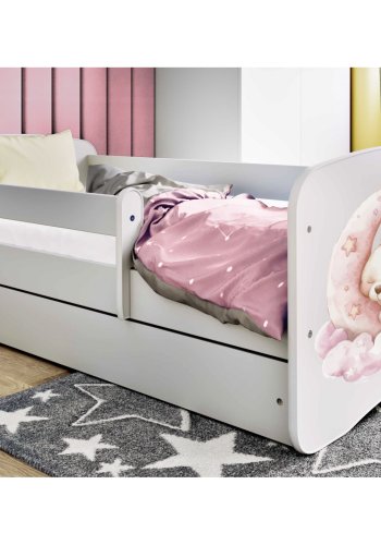KOCOT KIDS Seng babydreams hvid drm uden skuffe med madras 180/80