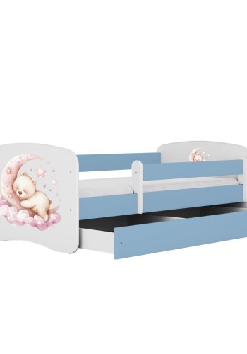 KOCOT KIDS Seng babydreams bl drm med skuffe med madras 180/80