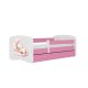 KOCOT KIDS Seng babydreams pink dream uden skuffe med madras 140/70
