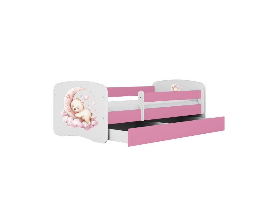 KOCOT KIDS Seng babydreams pink dream uden skuffe med madras 140/70