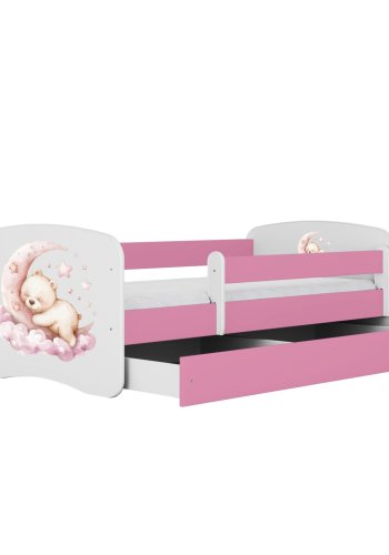KOCOT KIDS Seng babydreams pink dream uden skuffe med madras 160/80