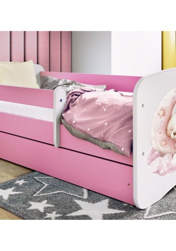 KOCOT KIDS Seng babydreams pink dream med skuffe med madras 160/80