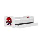 KOCOT KIDS Seng babydreams white spiderman uden skuffe med madras 180/80