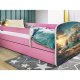 KOCOT KIDS Seng babydreams pink skib uden skuffe med madras 140/70