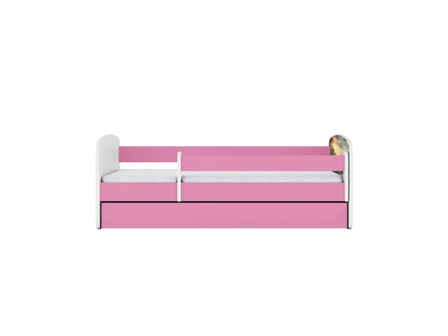 KOCOT KIDS Seng babydreams pink skib med skuffe med madras 160/80