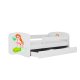 KOCOT KIDS Seng babydreams hvid havfrue uden skuffe med madras 180/80
