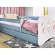 KOCOT KIDS Seng babydreams bl kaniner med sommerfugle med skuffe med madras 160/80