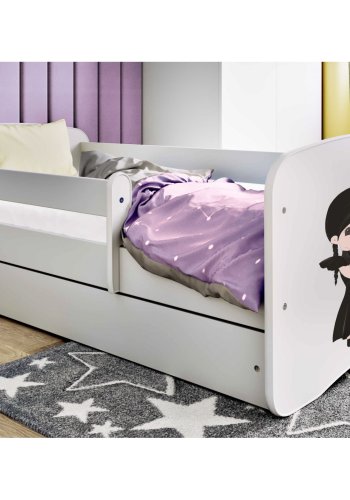 KOCOT KIDS Seng babydreams hvid onsdag med skuffe med madras 180/80