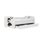 KOCOT KIDS Seng babydreams white wednesday med skuffe og madras 140/70