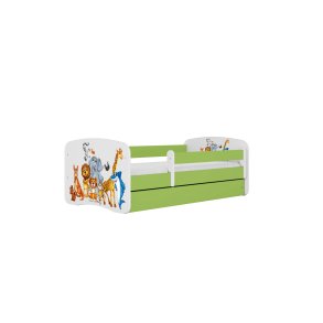 KOCOT KIDS Seng babydreams grnne dyr uden skuffe med madras 160/80