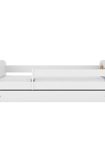 KOCOT KIDS Seng babydreams hvide dyr uden skuffe med madras 160/80