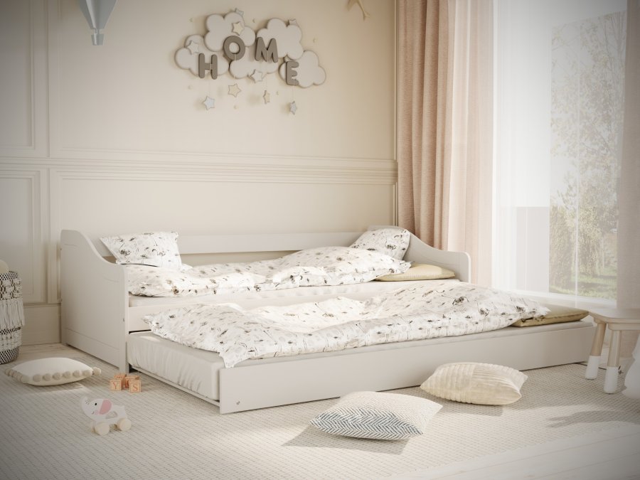 KOCOT KIDS Seng Blanka hvid 200 med madras