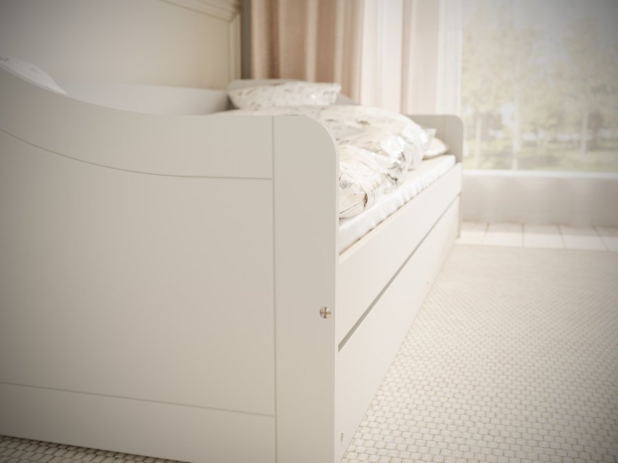 KOCOT KIDS Seng Blanka hvid 200 med madras