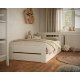 KOCOT KIDS Seng Emil hvid 160 med madras