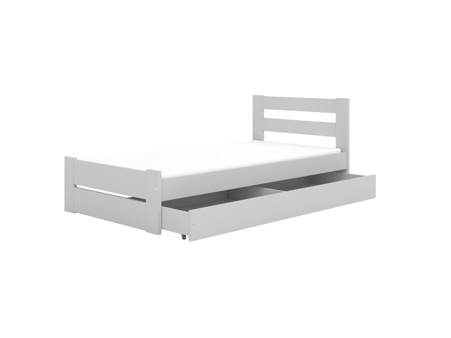 KOCOT KIDS Seng Emil hvid 180 med madras