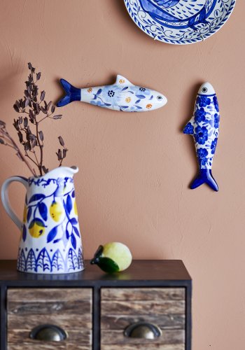 CREATIVE COLLECTION Dunne Vgdekoration, Bl, Stentj