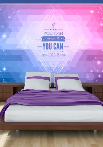 ARTGEIST Fototapet - If you can dream it, you can do it! citat  (flere strrelser)