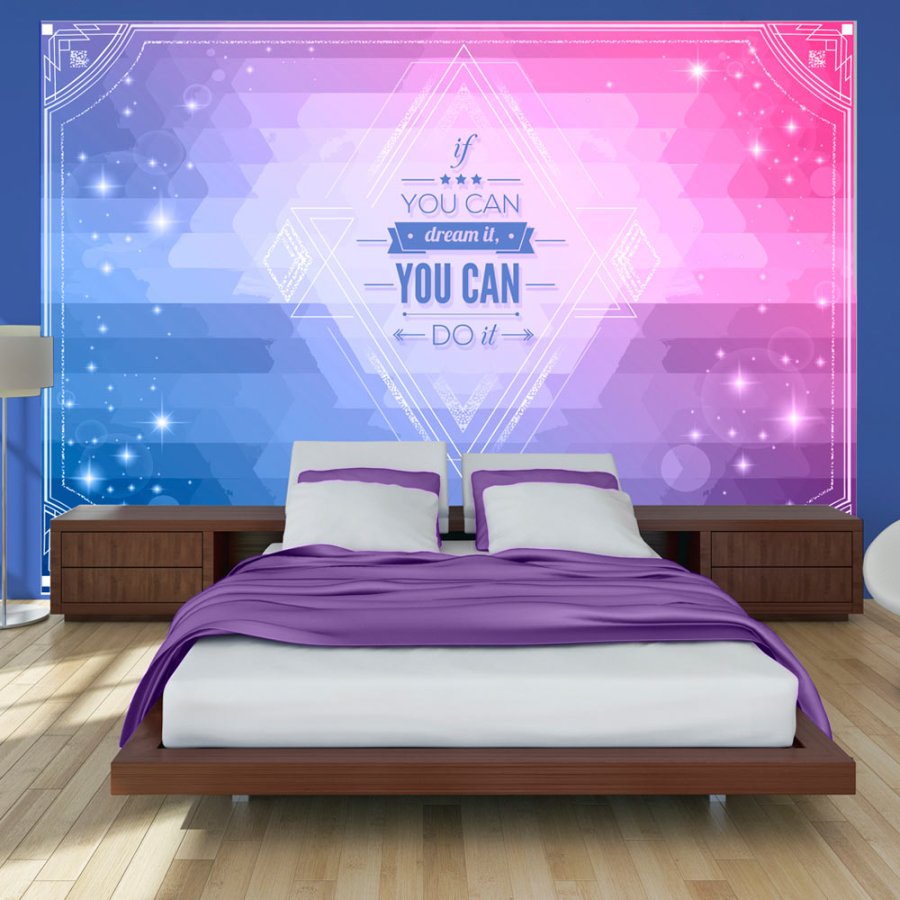 ARTGEIST Fototapet - If you can dream it, you can do it! citat  (flere strrelser)