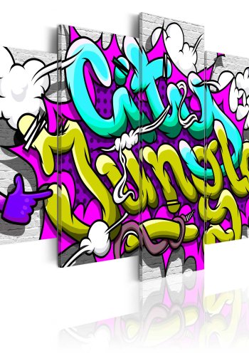 ARTGEIST billede, 5-delt - City Jungle - Flere strrelser