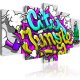 ARTGEIST billede, 5-delt - City Jungle - Flere strrelser
