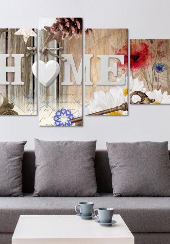 ARTGEIST billede, 5-delt - Home: Range of Variety - Flere strrelser