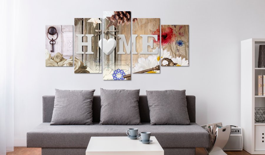 ARTGEIST billede, 5-delt - Home: Range of Variety - Flere strrelser