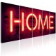 ARTGEIST billede, 5-delt - Home Neon - Flere strrelser