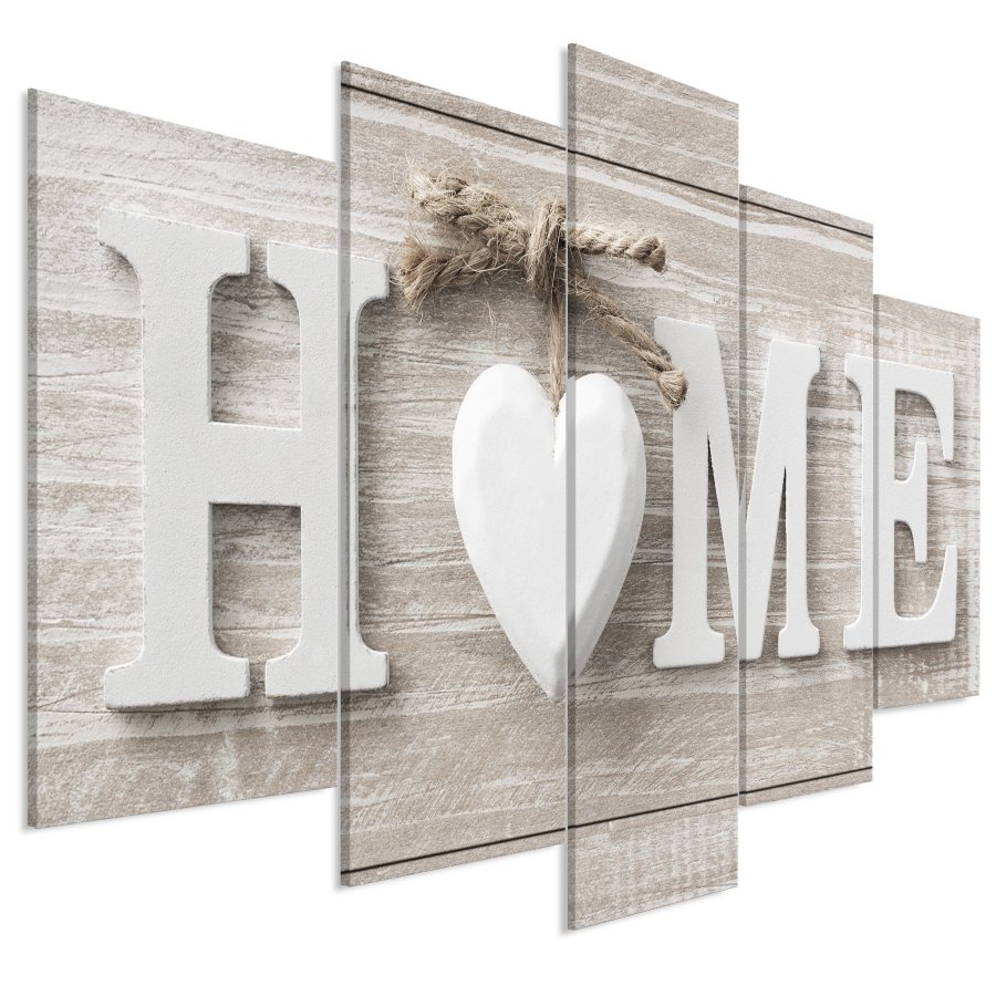 ARTGEIST billede, 5-delt - Love Sanctuary Wide - Flere strrelser