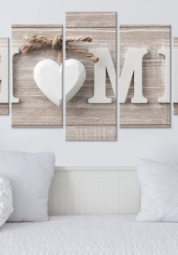 ARTGEIST billede, 5-delt - Love Sanctuary Wide - Flere strrelser