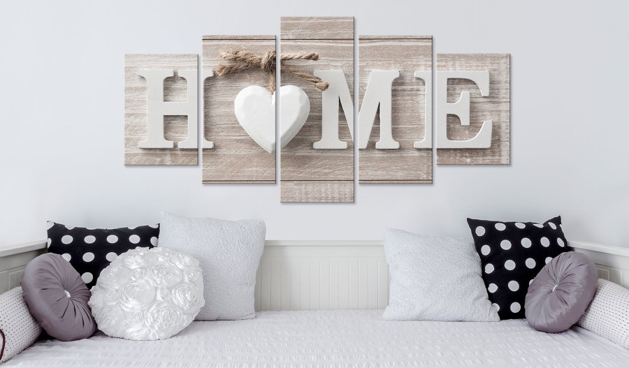 ARTGEIST billede, 5-delt - Love Sanctuary Wide - Flere strrelser