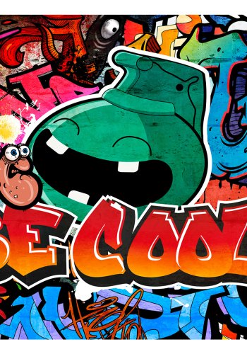 ARTGEIST Fototapet - Be Cool, sej grafitti (flere strrelser)