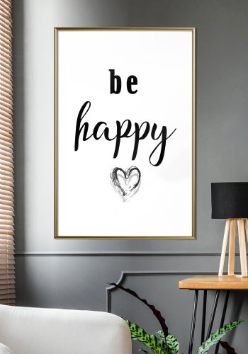 ARTGEIST Plakat med ramme - Don't Worry