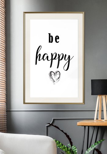 ARTGEIST Plakat med ramme - Don't Worry