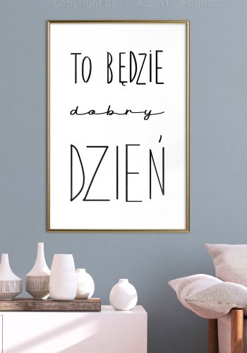 ARTGEIST Plakat med ramme - Good Day