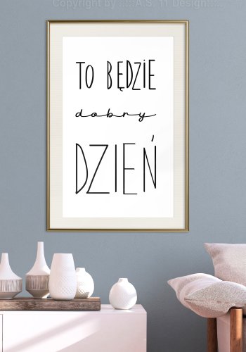 ARTGEIST Plakat med ramme - Good Day