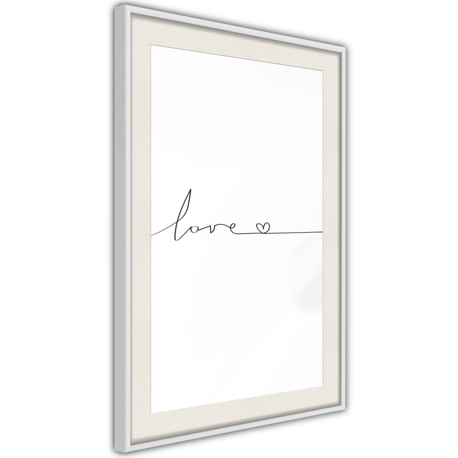 ARTGEIST Plakat med ramme - Love Pulse