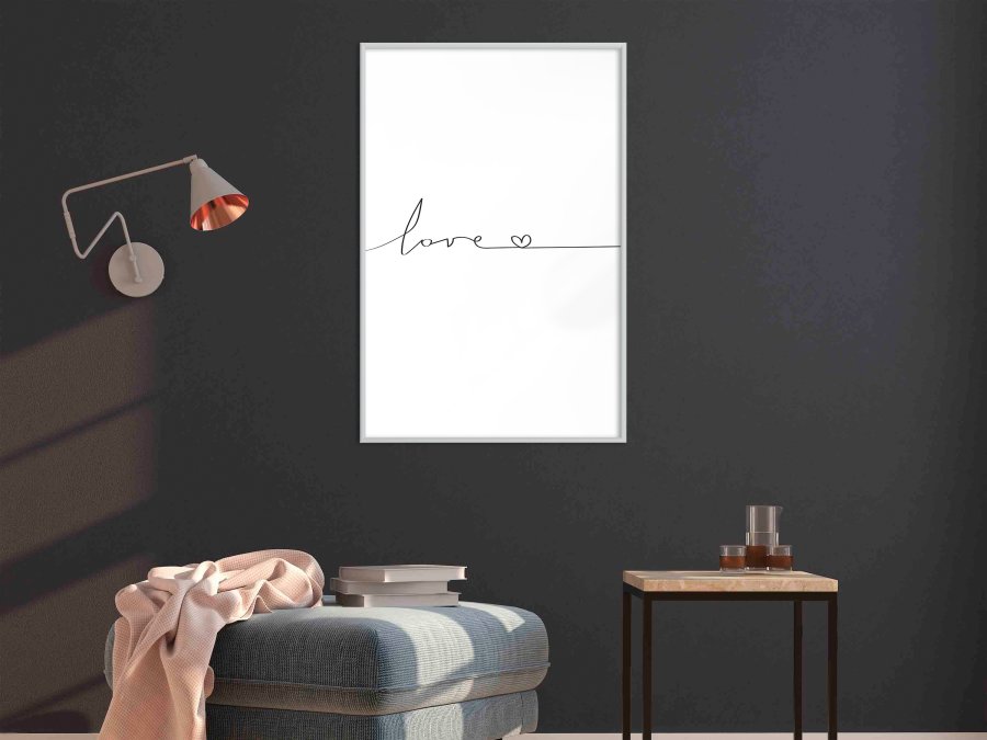 ARTGEIST Plakat med ramme - Love Pulse