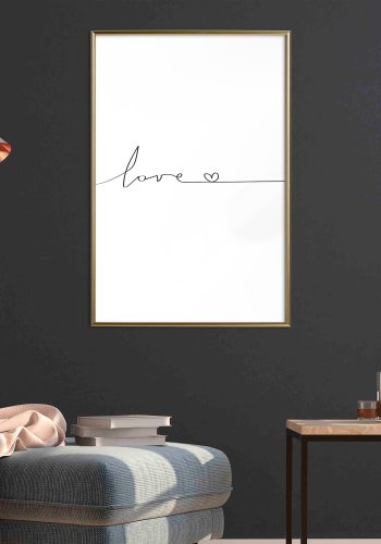 ARTGEIST Plakat med ramme - Love Pulse