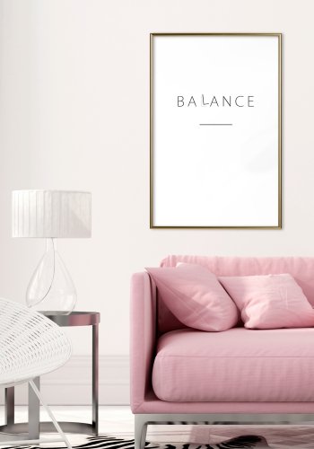 ARTGEIST Plakat med ramme - Seek a Balance