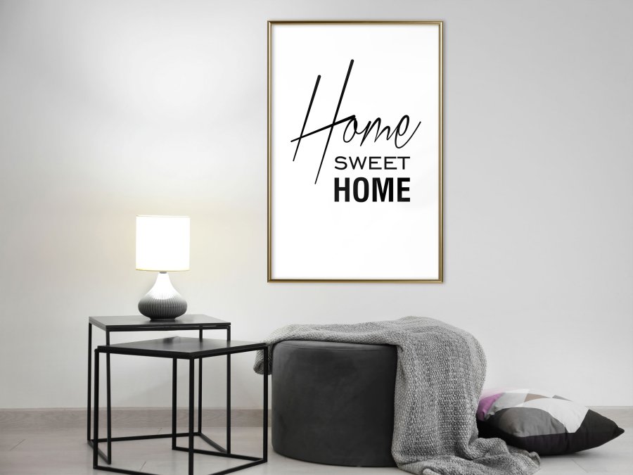 ARTGEIST Plakat med ramme - Home I