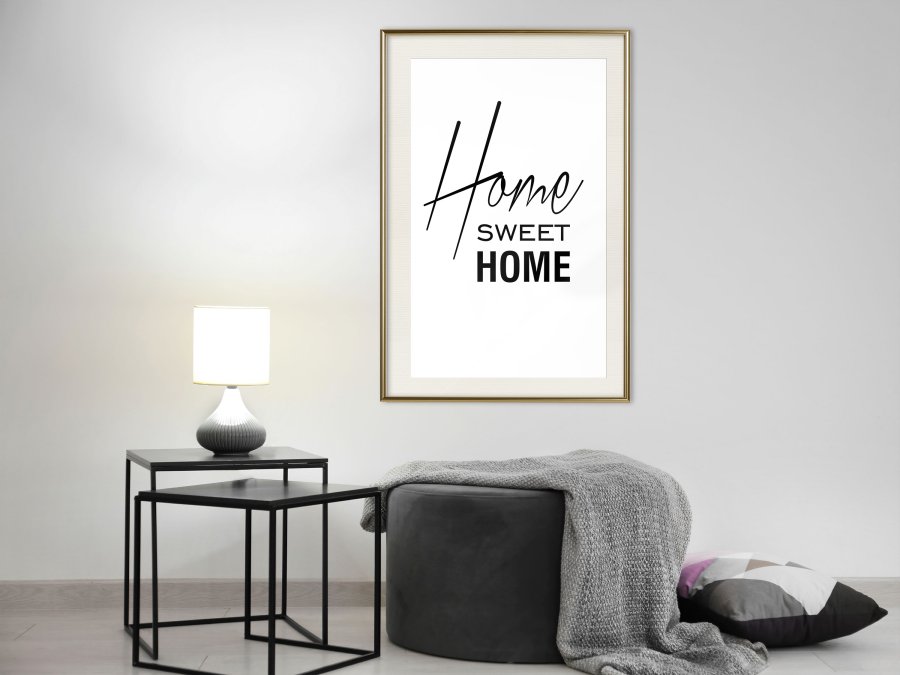 ARTGEIST Plakat med ramme - Home I